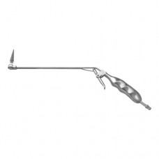 Suction Hemorrhoidal Ligator Complete Angled 30° Up - With 10 mm Suction Head and Charging Cone Stainless Steel,